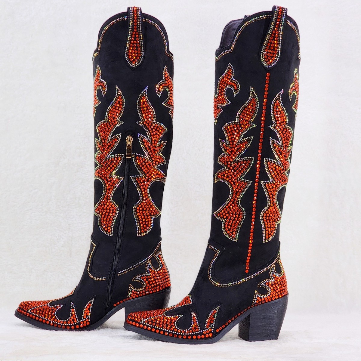Éperons Vintage De Rodéo - Femme - Acier Noir & Cuivre - Marque JACKS