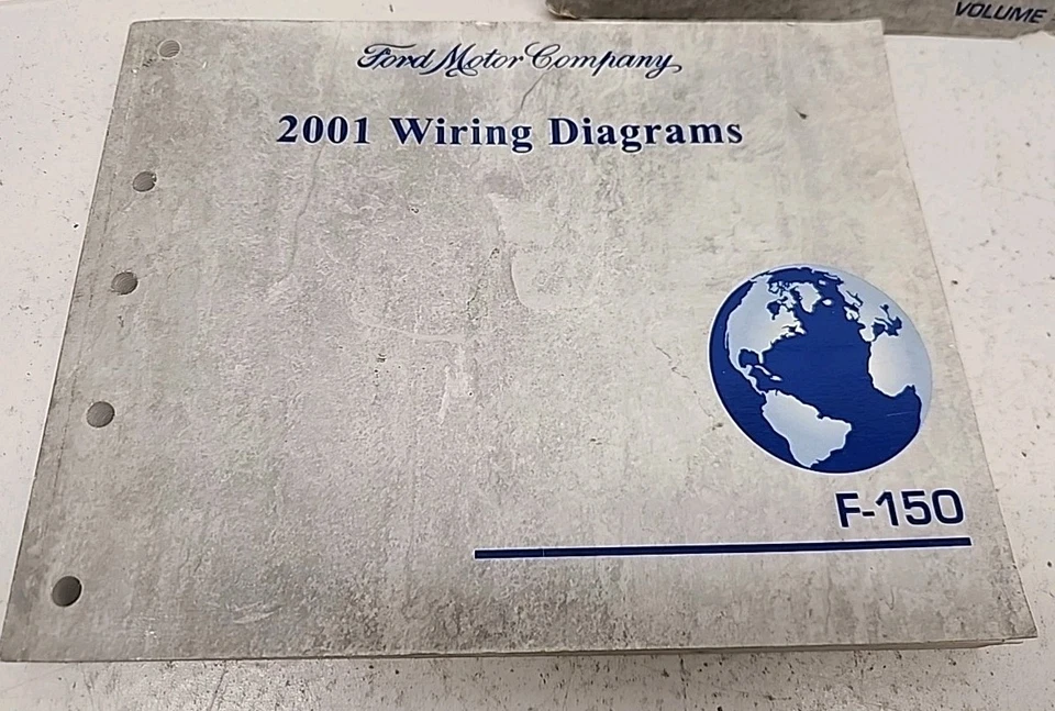 2001 年福特 F-150 车间手册卷 1 & 2 + 接线图书套装电机伴侣 — 第 2/4 张图片