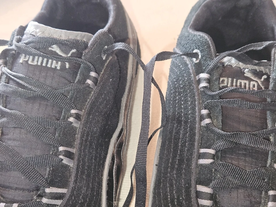 Puma Soleil Speed Cat Women's Sneakers Size 10 Black Suede Lace Up  Shoes - Image 3 of 4