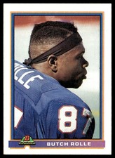 1991 Bowman Butch Rolle Buffalo Bills #37