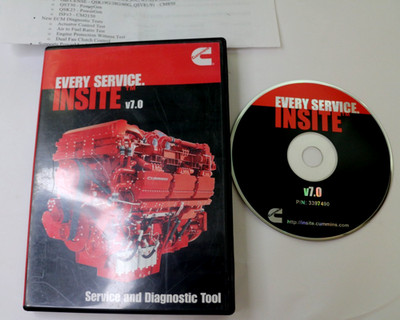 Cummins Insite 7.0 Heavy Duty Truck Diagnostic Laptop DVD V7.0