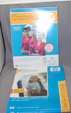 143 Sheets HP Blank Glossy Photo Paper 8.5 x 11" 66lb 100 Sealed 43 Open Box