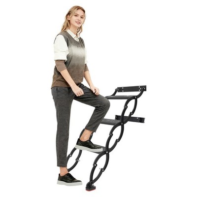 Folding Ladder Telescoping Step Ladders Retractable Folding Stair Wall Mounted