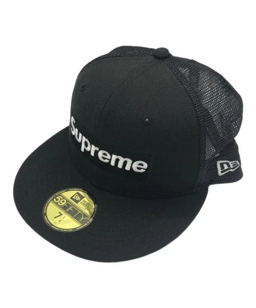 Casquette dos maille logo SUPREME