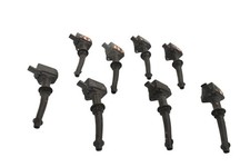 10-19 Jaguar XJ Front Engine Motor Ignition Coils Set Of 8 0221604022 OEM