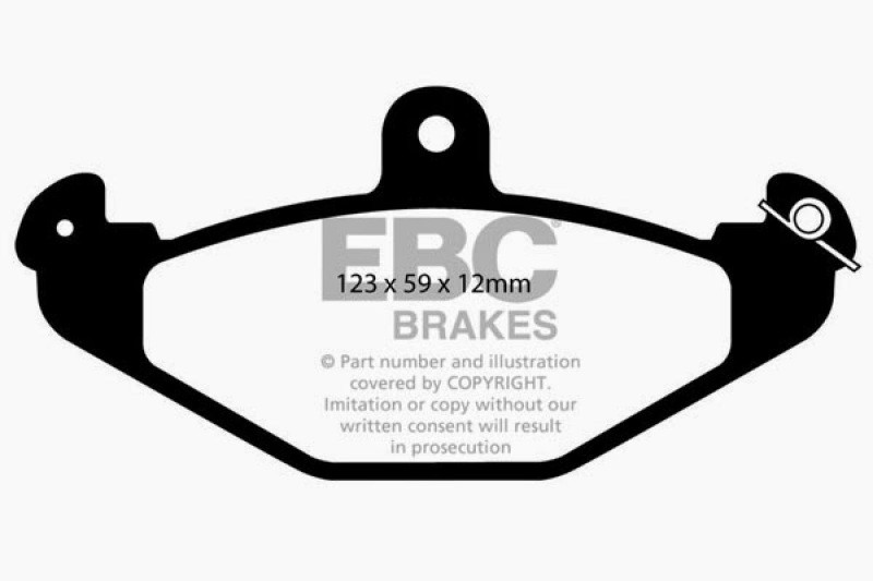 EBC DP2885/2 Greenstuff Rear Brake Pads - Fits 2008+ Lotus 2-Eleven