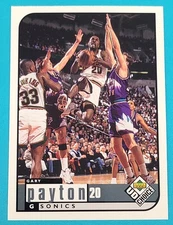 1998-99 UD Choice #135 Gary Payton Seattle SuperSonics BASKETBALL Card M7