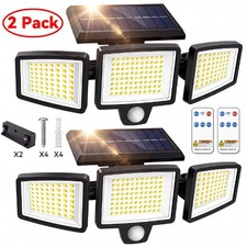 2 Pack Solar Outdoor Lights, 208 LED Motion S...
