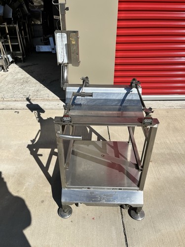 Hobart Bizerba Stainless Steel Mobile Cart Stand Face To Face Slicer Deli Buddy