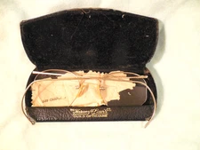 Vintage Bausch Lomb B+L Eyeglasses with Leather Case 1/10 12K Gold Filled