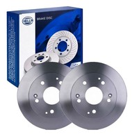2X Hella Bremsscheiben 260Mm Hinten Passend FüR Honda Civic Integra 54251