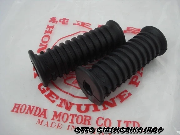 Reposapiés Goma HONDA C110 CA110 C115 C200 CA200 CD90 CT90 CT110 CT200 A Par Foto 2 de 4