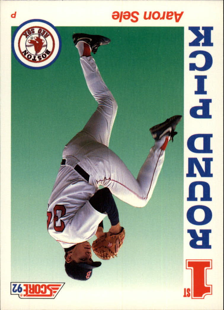 1992 Score #809 Aaron Sele RC - NM