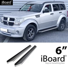 APS Running Board Polished 6" Fit Dodge Nitro 07-12