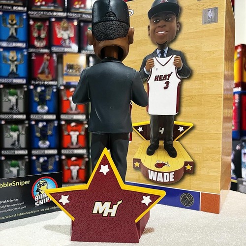 DWAYNE WADE Miami Heat NBA "Draft Day" Limited Edition NBA Bobblehead - Picture 6 of 8