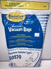 Kenmore Canister Style 50570 Vacuum Cleaner Bags 8 pack