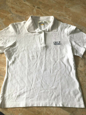 Greg Norman,Shark,Play Dry,Golf Hemd weiß,Golf Partner Logo,Größe M/M 62%B,Wolle