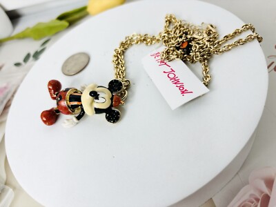 Disney × Betsey Johnson Mickey Mouse Halloween Pendant