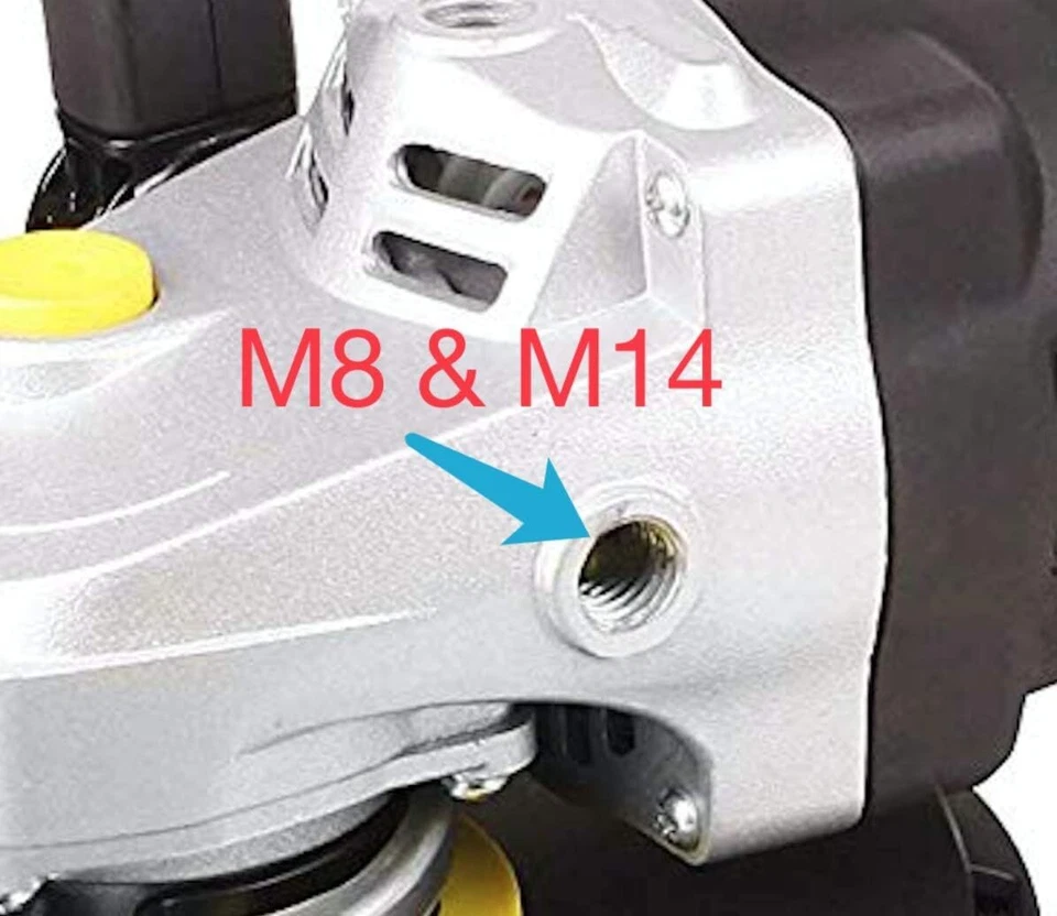 Handgriff für Winkelschleifer Betonschleifer, L-förmiger Griff M10 M14 FANZTOOL - Bild 3 von 4