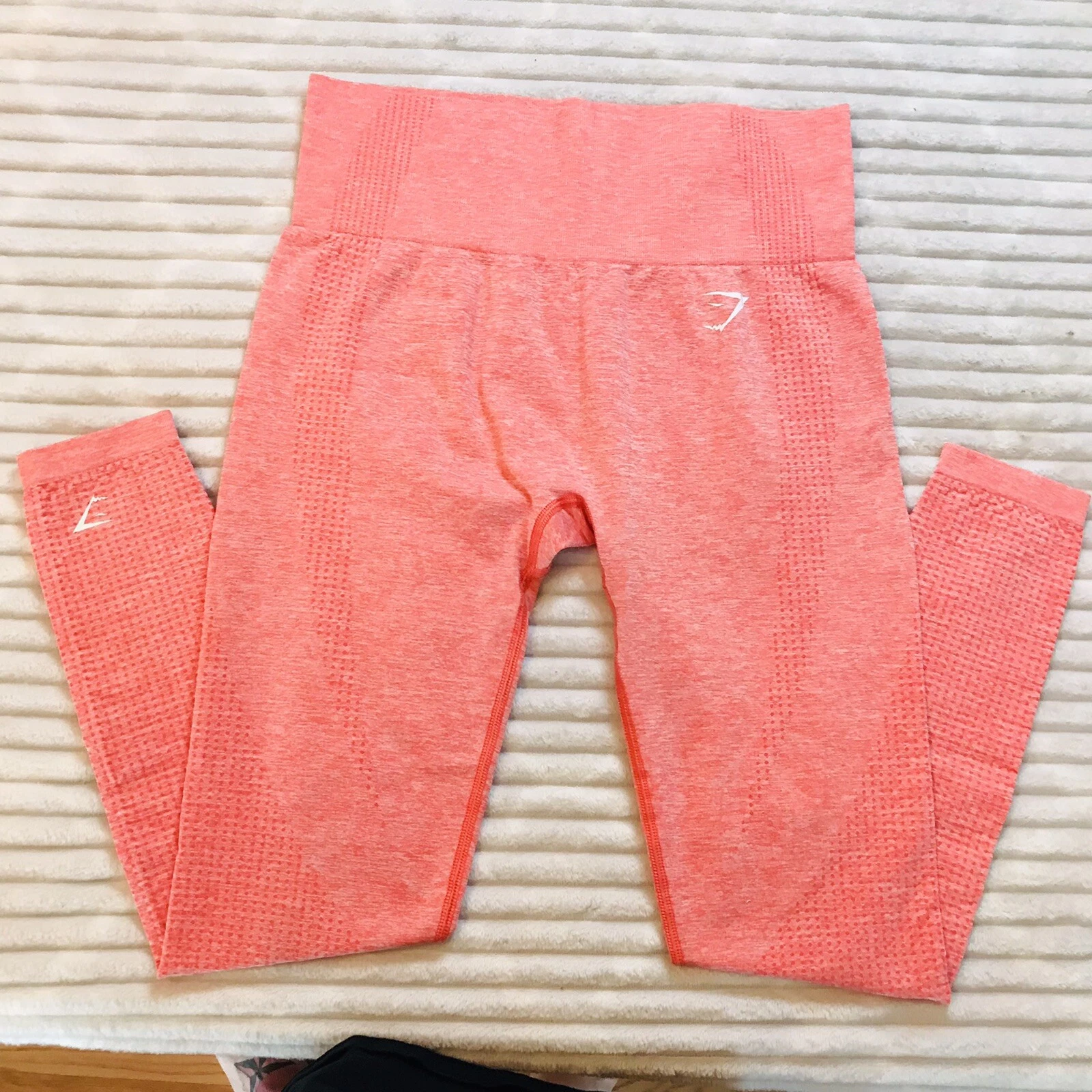 gymshark vital seamless high rise apricot marl leggings
