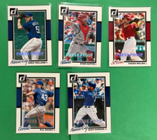 2014 DONRUSS BASEBALL SILVER PRESS PROOF LOT (5) /199 MOLINA, GATTIS