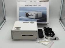 Vizony Mini Projector with WiFi and Bluetooth, 450ANSI 1080P FHD Projector
