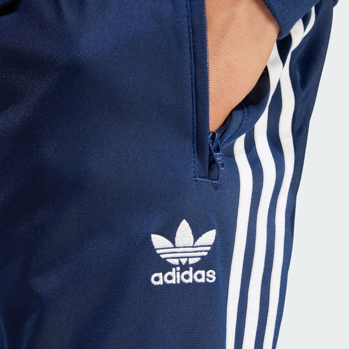 Adidas Classic Firebird Track Pants Men's Size XL Ankle Zip Navy