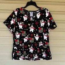 Christmas Scrub Large Frosty the Snowman