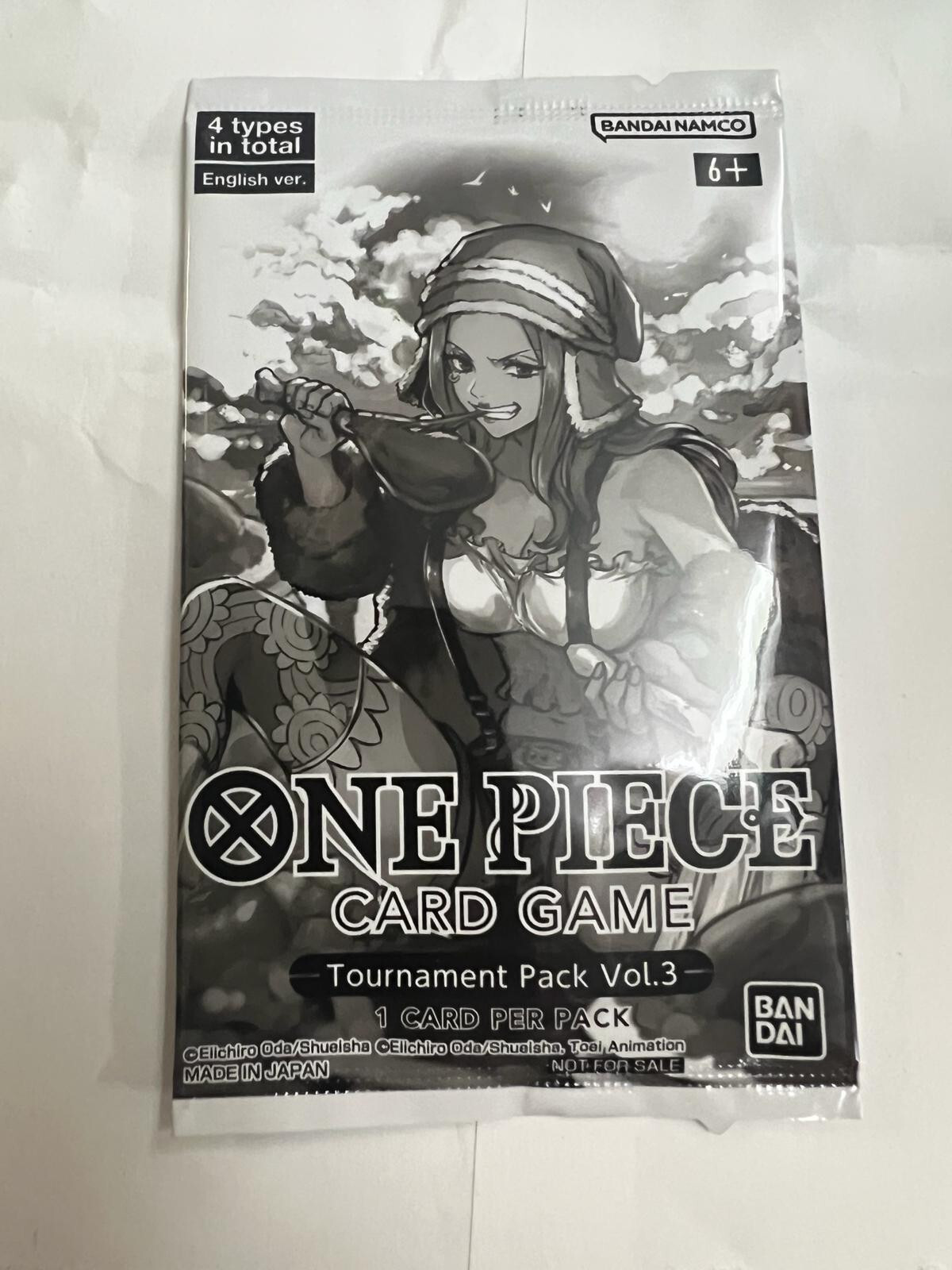 One Pice Tcg Tournament Pack Vol. 3 Eng Sigillato Saeled Booster Card Game