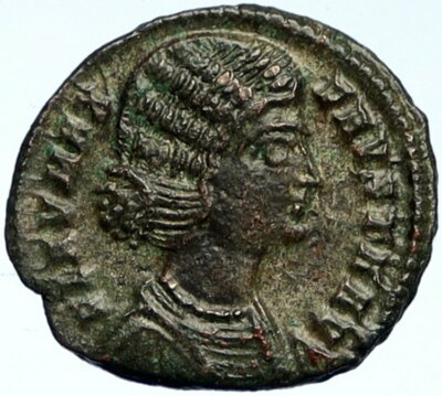 FAUSTA - CONSTANTINE I the GREAT Wife 325AD Authentic Ancient