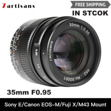 7artisans 35mm F0.95 APS-C Manual Focus Lens For Canon Nikon Sony Fuji M4/3 M43