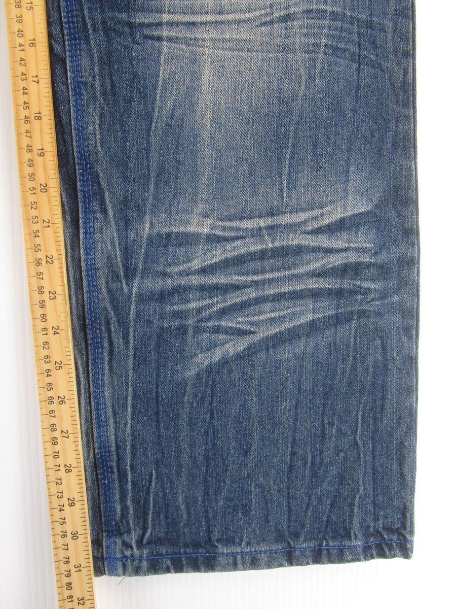 VINTAGE Hip Hop Jeans Men 40 Blue King Maker Baggy Loose VINTAGE Hip Hop Jeans Men 40 Blue King Maker Baggy Loose