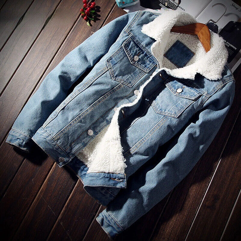 Warm jeans jacket cheap