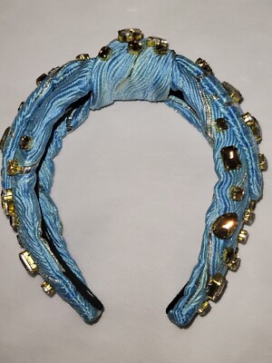 Lele Sadoughi Ocean Cove Oversized Crystal Veronica Headband  display picture 3