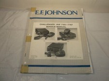 E.F. JOHNSON CHALLENGER VHF 7161-7167 SERVICE INSTRUCTION MAINTENANCE MANUAL