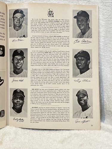 GORGEOUS 1965 Los Angeles Dodgers vs. Minnesota Twins World Series Program, NMMT - Picture 6 of 12