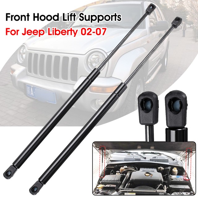 2pcs Front Hood Lift Support Shocks Struts Spring For Jeep Liberty 2002