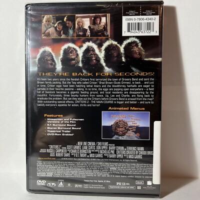 Critters 2 (DVD, 1988) 794043637223| eBay