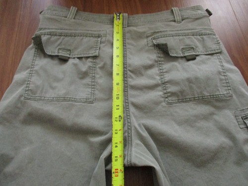 Vintage Abercrombie & Fitch Cargo Pants Mens Size 34x32 Green Paratrooper Baggy - Picture 18 of 23