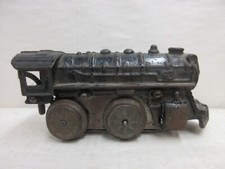 Vintage Antique Cast Iron Wind Up Locomotive Train 6 1/2" NO KEY