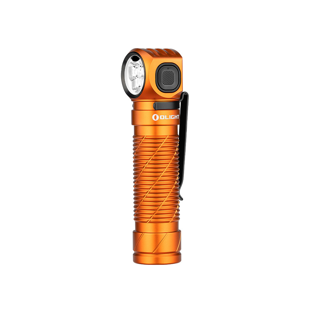 Olight Perun 3 Orange Headlamp 3000 Lu Cool White Light & Red
