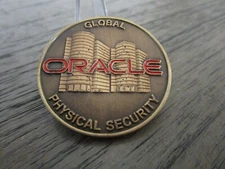 Oracle Global Physical Security Global Security Ops Center Challenge Coin #367D