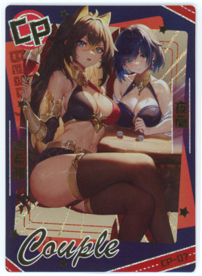  YELAN & DEHYA Goddess Story Anime Waifu Card - GROUP BEAUTIFUL WOMEN 2 - CP-07