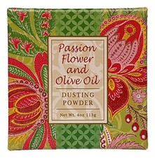 Greenwich Bay PASSION FLOWER OLIVE OIL, After-Bath Body Dusting Powder, 4 oz.