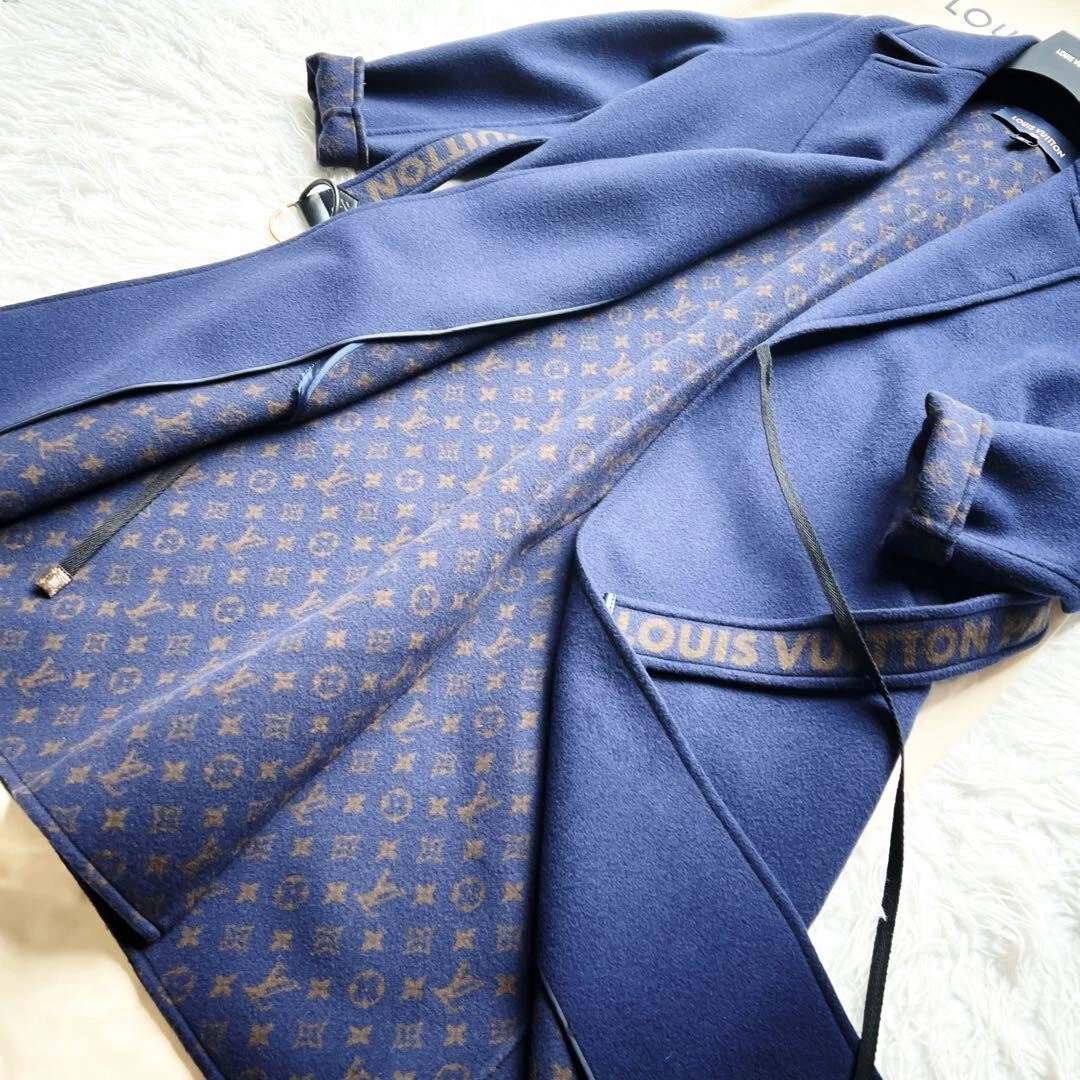 LOUIS VUITTON（LV） Cappotto Louis Vuitton Monogram Doppiopetto Taglia:38 Raro 250211