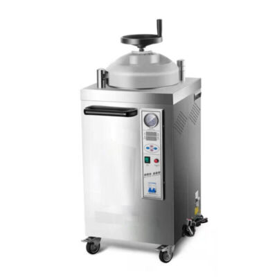 High Pressure Steam Sterilizer Automatic Temperature Time Vertical Sterilizer