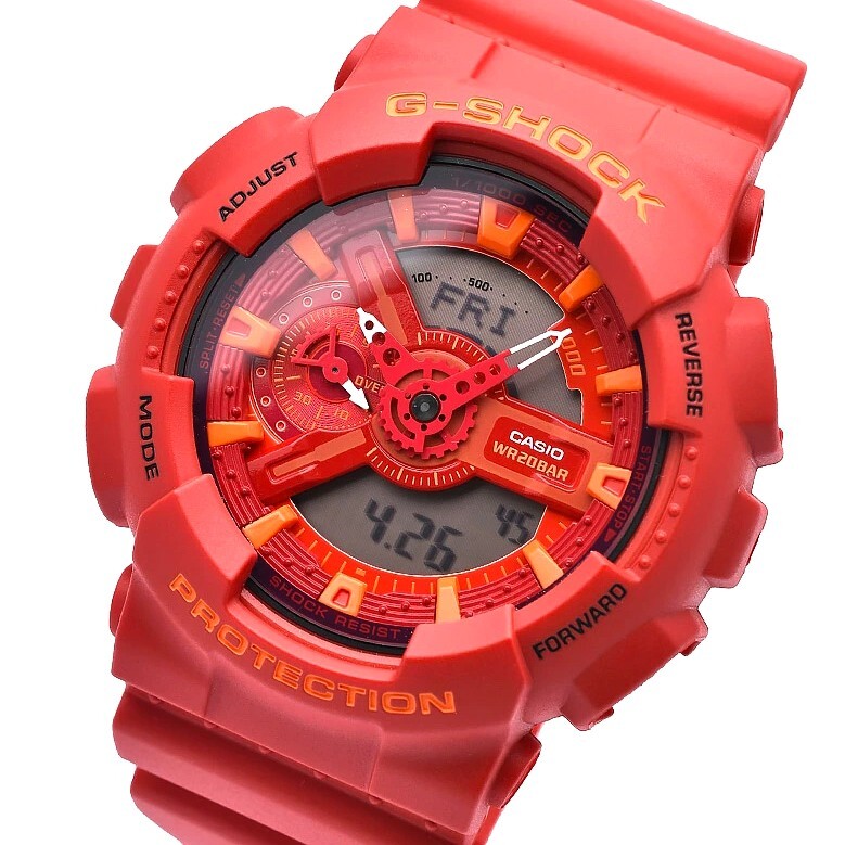 CASIO G-SHOCK GA-110AC-4AJF Analog Digital Watch Red