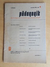  Pedagogika Przyczynki do nauki o wychowaniu 1946 NRD Broszury Lud i wiedza