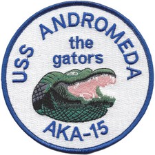 Parche de barco de carga de ataque USS Andromeda AKA-15