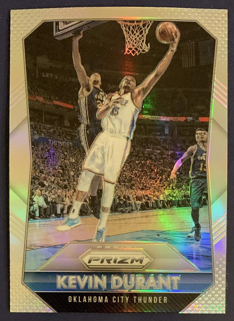 Kevin DURANT🔥NM/MT 2015/2016 Prizm Silver Refractor #96 MVP Brooklyn Nets📈💥